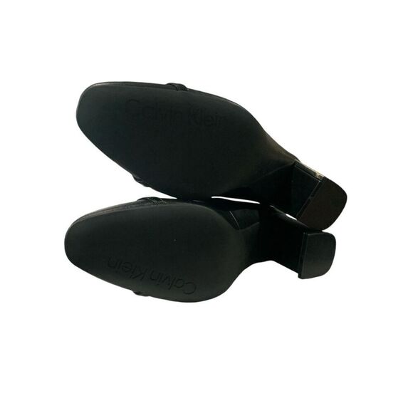 New in Box Calvin Klein Women's Unesta Pump Shoes Black Heel Size 8 Pointy Toe - Picture 6 of 6